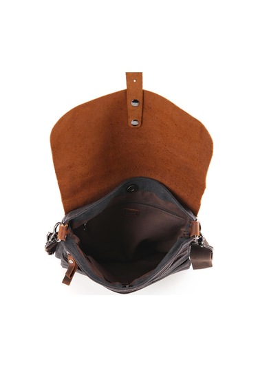 Ççs 31350 Kanvas Postacı Çantası-black Siyah