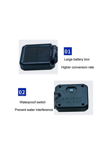 Tongxida Güneş Simülasyonu Gül Çiçek Işıkları Renkli Bahçe Çim Işıkları Rastgele Renk Teslimatı Diğer Diğer