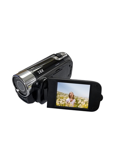 Xindoker Siyah D100 Dijital Dv Kameralı - 1080p Full Hd Video, 16mp Fotoğraf, 16x Dijital Zoom, 2.7" Lcd Ekran, Bl-5c Batarya