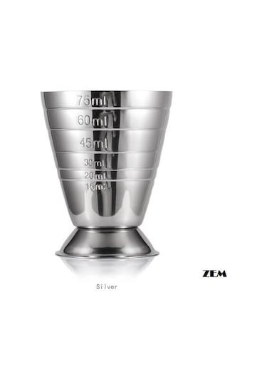 Zem Bar Jigger 75ml Silver