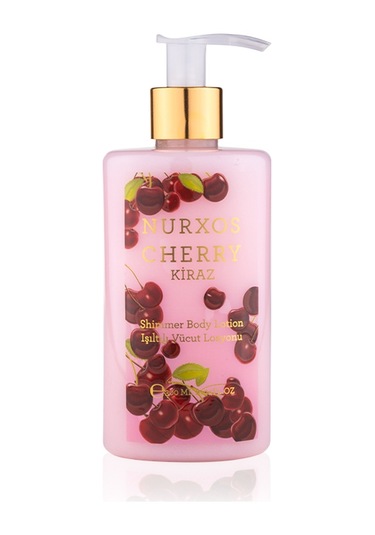Nurxos 9887 Cherry Kiraz Hediyelik Kutulu 3'lü Set Vücut Spreyi & Losyon & Duş Jeli