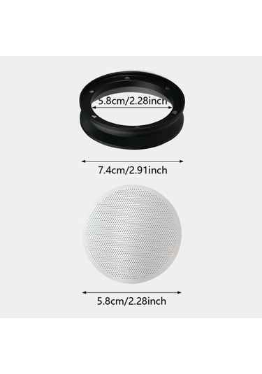 Suntek Portafiltreler Için Dayanıklı Manyetik Dozaj Siyah-58mm Siyah 58mm