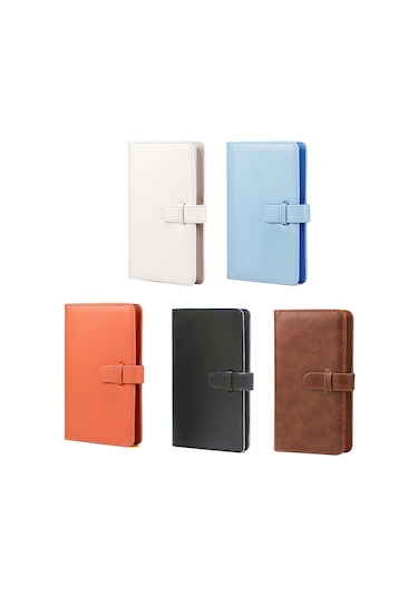 Sones Polaroid Kare Sq1/6/10/20/40/sp-3 80 Adet Fotoğraf Albümü İçin, Kapak Rengi: Turuncu