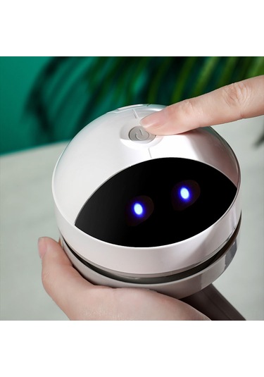 Xiyyadms Sevimli Mini Masa Süpürgesi - Usb Şarjlı, Kablosuz, Taşınabilir Toz Temizleyici 135g