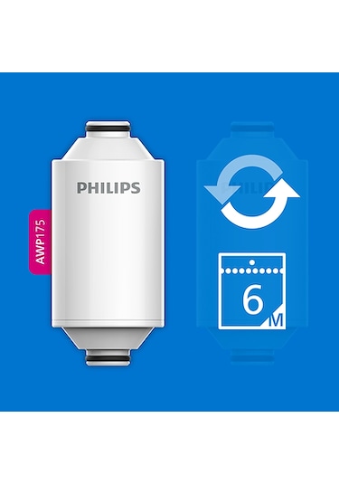 Philips Uyumlu AWP175 Duş Filtre Yedek Kartuşu