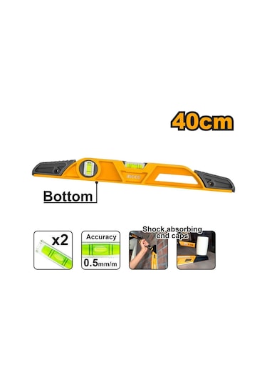 Ingco HBSL08040 Endüstriyel Köprü Su Terazisi 40 CM