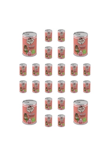 24 Adet Yetişkin Dana Etli Kıyılmış Kedi Maması 415 Gr 24'lü Pro Chef Konserve Yaş Mama