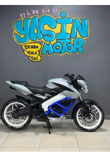 Bajaj Pulsar Ns 200 Özel Üretim Ön Koruma Demiri 3 Takozlu Mavi