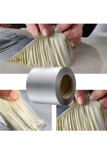 Süper Güçlü Su Sızdırmaz Çamur Bant Tamir Çatlak Bandı 12 Adet