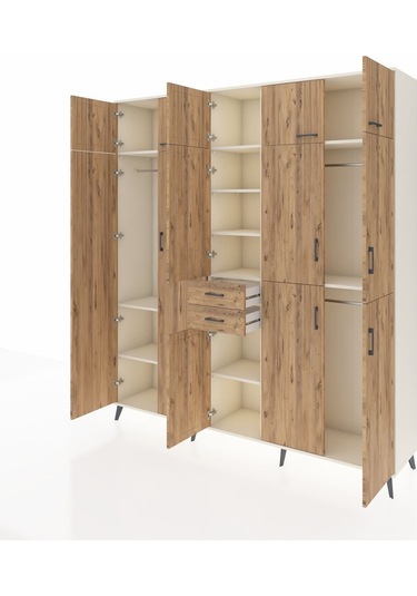 Hyperion Dolap 10 Raflı 2 Çekmeceli 3 Askılı 220x44x243 Aytaşı-çam/çam Atlas Çam/atlas Çam Hyperion Dolap 10 Raflı 2 Çekmeceli 3 Askılı 220x44x243 Aytaşı-çam/çam Atlas Çam/atlas Çam