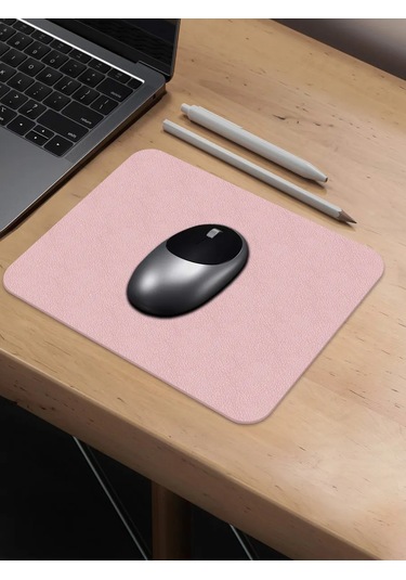 Gimarz Küçük Pembe Deri Fare Altlığı 259617527