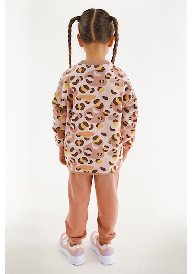 Rolypoly Gameover Pudra Kız Çocuk Eşofman Takım 5274-30040 Pudra