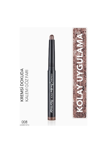 Flormar Color Shadow Asansörlü Kalem Far 008 Double Latte - 8682536039482