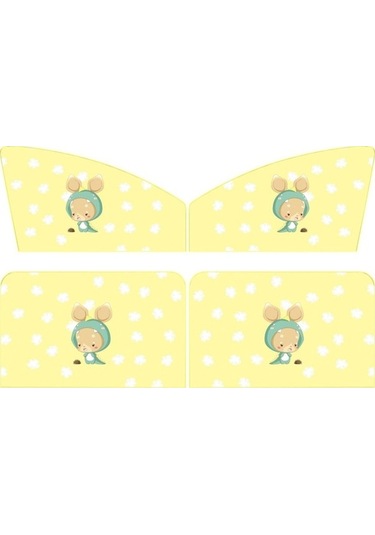 Tongxida 4 Adet Araba Pencere Mıknatıs Güneşlik, Isı Yalıtımı Kanguru, Perde Bloğu Takım Kanguru