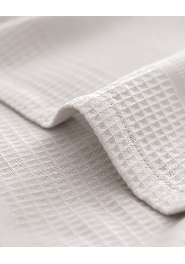 Madame Coco Mathilda King Size %100 Pamuk Karde Düz Pike - Açık Mavi 8684427198704 Mavi