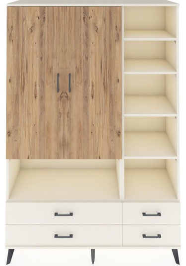 Hyperion Dolap 10 Raflı 4 Çekmeceli 2 Kapaklı 132x44x195 Ayta... Aytaşı