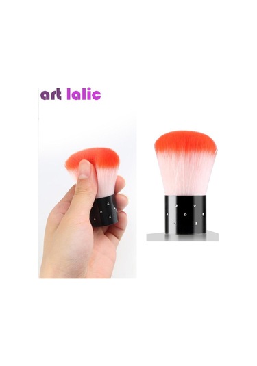 Mor Yumuşak Saç Nail Art Temizleme Fırçası Toz Fırçası Tırnak Pudra Fırçası Manikür Aracı