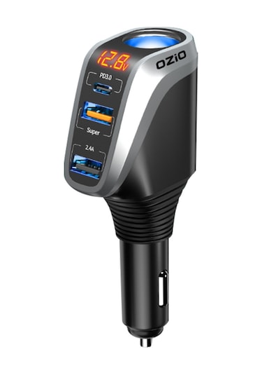 Mufunye 12-24v Hızlı Şarj Adaptörü - Voltaj Göstergeli Çok Fonksiyonlu Araç Şarj Cihazı Araba/kamyon/suv/rv