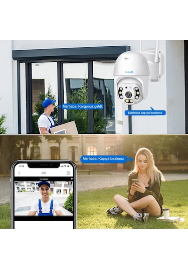 Ventus Ven 360 Hareketli Wi-fi Akıllı Ip Güvenlik Kamerası Okam