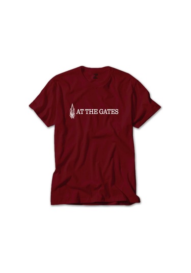 At The Gates Logo Kırmızı Tişört Kırmızı