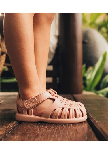Igor S10271 Tobby Solid Çocuk Pudra Sandalet S10271
