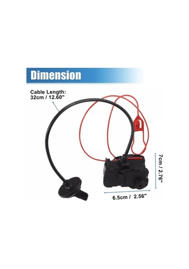 Ulzyvf Yakıt W/kablo Volkswagen Kilidi Kapağı İçin Araba Aktüatörü 56d810773c Ty