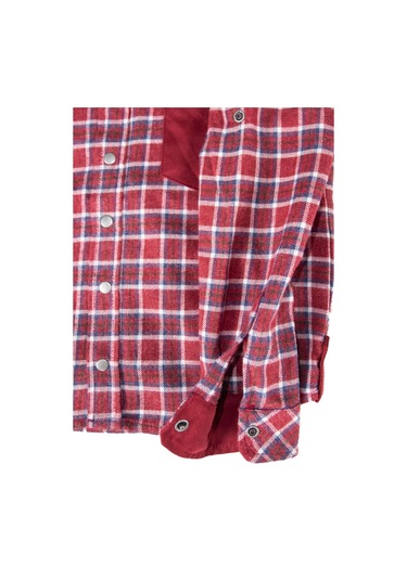 Kırmızı Ekose Erkek Çocuk Gömlek 001