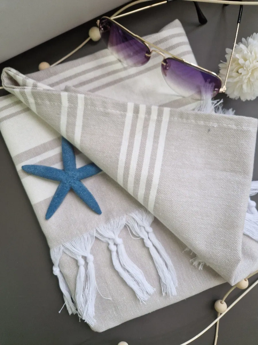 Cherir Plaj Havlusu Petomel 90x160 Cm 415802750 Bej