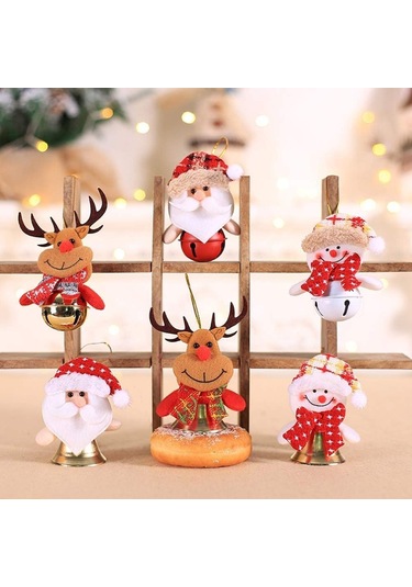 Noel Süsleri, Yaratıcı Çizgi Film Kareli Bez Bebek Sarılma Saati