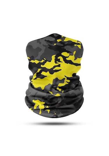 Vexo Camouflae Baf Bandana Sarı
