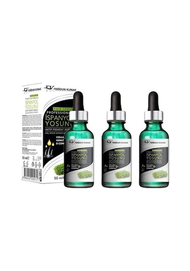 Feridun Kunak İspanyol Yosunu Saç Bakım Serumu 3 x 50 ML