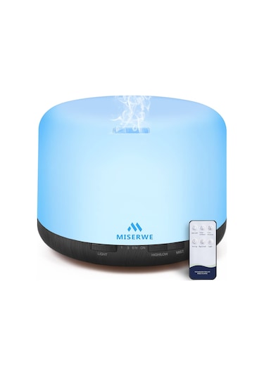 Uzaktan Kumandalı 1000ml Difüzör Susuz Otomatik Kapatma Uçucu Yağ Difüzörleri Zamanlama Moduna Sahip Ayarlanabilir Yağ Difüzör