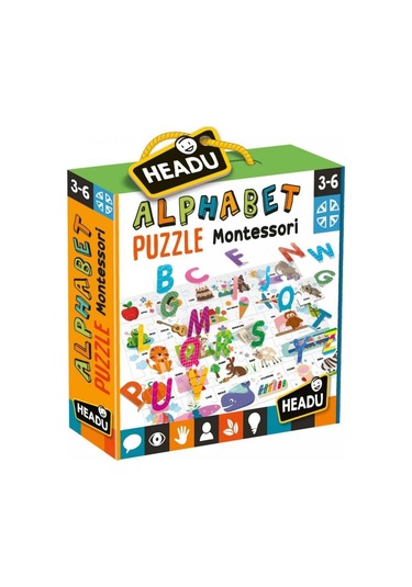 Montessorı Alphabet Puzzle 3d 3-6 Yaş