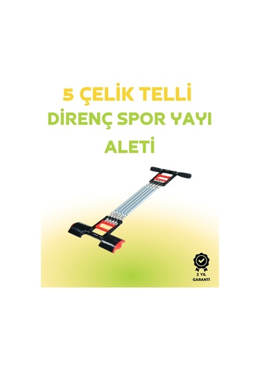 Paslanmaz Çelik Yaylı Çoklu Dirençli Kol Ve Gövde Egzersiz Aleti Çok Renkli