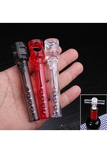 Şarap Tirbuşon Yaratıcı Küçük Hediye Şarap Seti Mutfak Aletleri Şeffaf Diğer