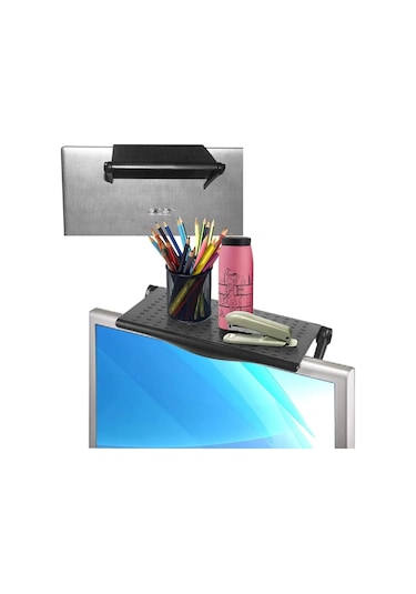 Techtic Monitor Tv Üstü Raf Portatif Katlanır Düzenleyici