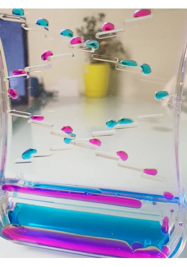 Moonx Büyük Kırmızı-mavi Reçine Anti-stres Saat 304711967