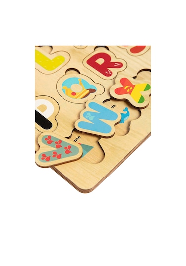 Rossie Ahşap Ingilizce Alfabe Eğitici Yapboz