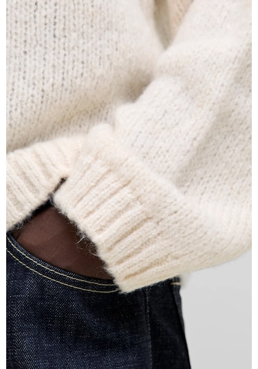 Jack & Jones Jcokidd Erkek Kazak Beyaz