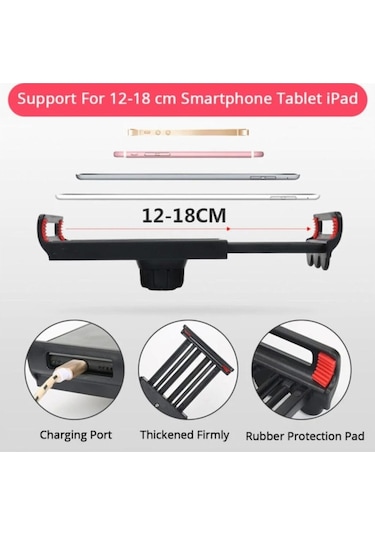 Masaüstü Metal Telefon Ve Tablet Standı Süspansiyonlu 6" -12"