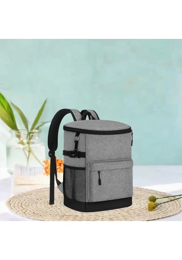 Suntek Sırt Çantası Soğutucu Benzersiz Taşınabilir Erkekler Gri