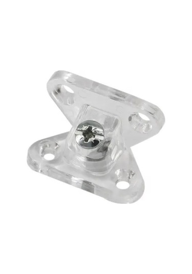 Yahya Kırılmaz Şeffaf Açılı Çektirme 100 Adet Şeffaf