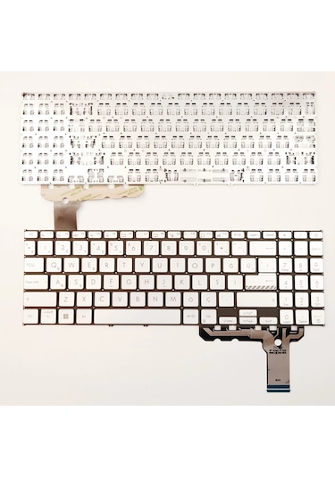 Asus K3605 Notebook Klavye Gümüş Gri