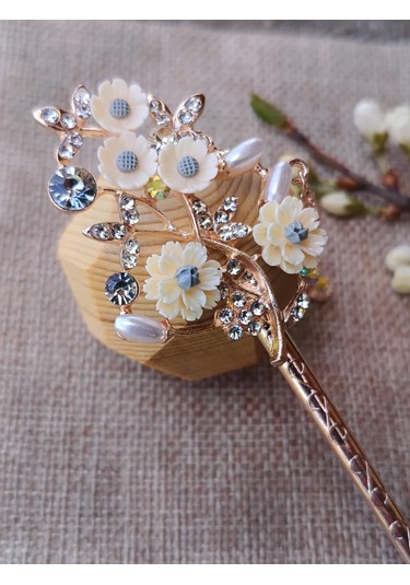 Villovatik Topuz İğnesi Leandro Sarı 156466384 Gri