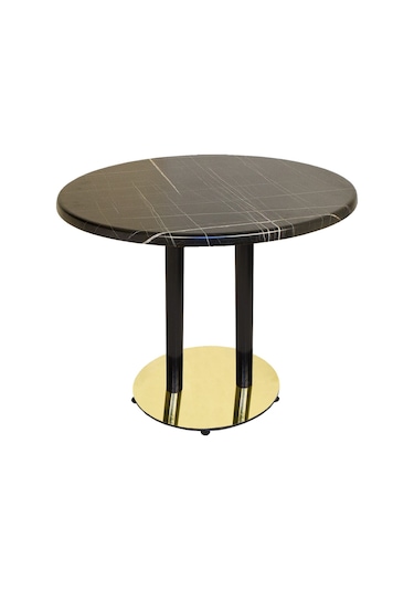 Karanfil Gold Mega Werzalit Yuvarlak Mutfak Masası 107cm