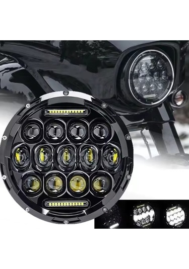 7 Inç H4 Soketli Kısa-uzun Ve Gündüz Ledi Özellikli Off Road, Motosiklet Ledi 1 Adet