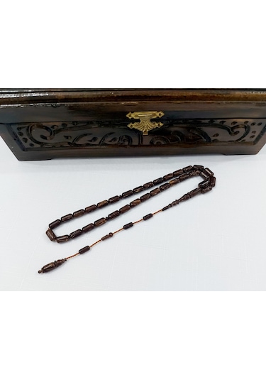 Oktay Demir Usta Kapsül Kesim Doğal Sırçalı Kuka Tesbih 6x11