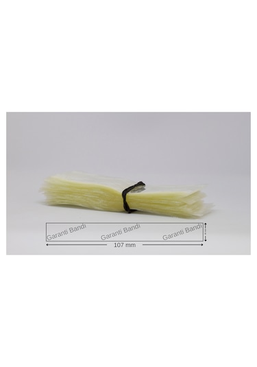 62-65mm Ağız Çapına Uygun, 107x30mm Boyut, Baskısız Emniyet Bandı