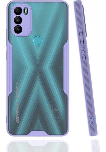 General Mobile GM 21 Plus Kılıf Platin Matte Silikon Arka Kapak