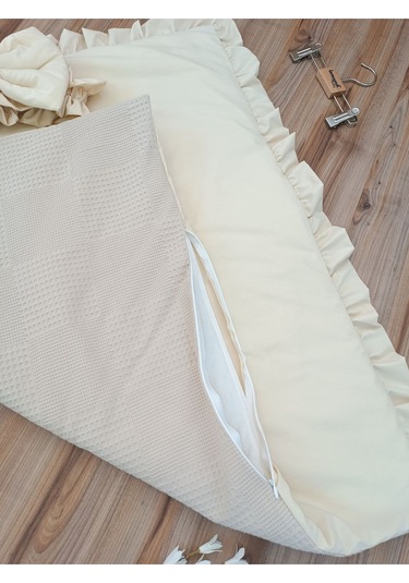 Pike Bebek Battaniyesi Kundağı %100 Pamuklu Çıkarılabilen İç Elyaf Yenidoğan Hastane Çıkışı Sütlü Kahve